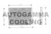 AUTOGAMMA 105032 Condenser, air conditioning